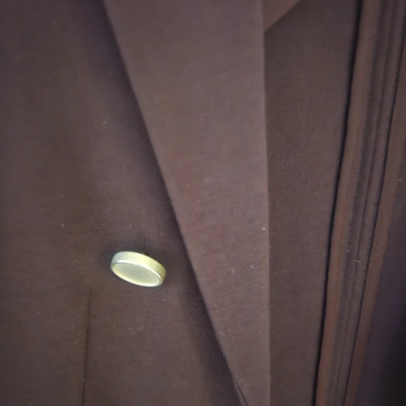 Theory wine Blazer with gold buttons size 2 - Picture 2 of 5